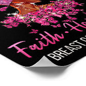 乳がん認識度信仰希望ラブバターフリー ポスター (角)