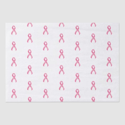 乳がん認識度包装紙シート 薄葉紙 (正面)