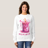 乳がん認識度及び予防 スウェットシャツ (正面フル)