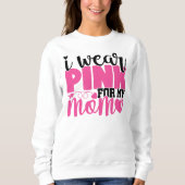 乳がん認識度及び予防 スウェットシャツ (正面)