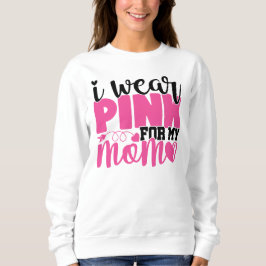 乳がん認識度及び予防 スウェットシャツ