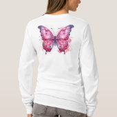 乳がん認識度及び予防 Tシャツ (裏面)