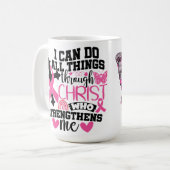 乳がん認識度及び支持体 コーヒーマグカップ (正面左)