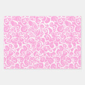 乳がん認識度型 ラッピングペーパーシート (正面3)