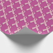 乳がん認識度型 ラッピングペーパー (角)