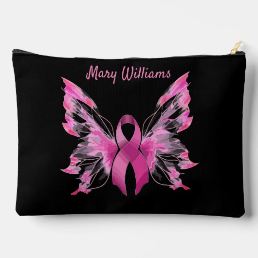 乳がん認識度大型副嚢 アクセサリーポーチ (裏面)