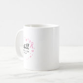乳がん認識度宗教的クリスチャンの贈り物 コーヒーマグカップ (正面左)