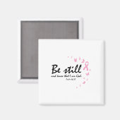 乳がん認識度宗教的クリスチャンの贈り物 マグネット (正面/裏面)