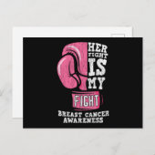 乳がん認識度家族の友人サポート ポストカード (正面/裏面)