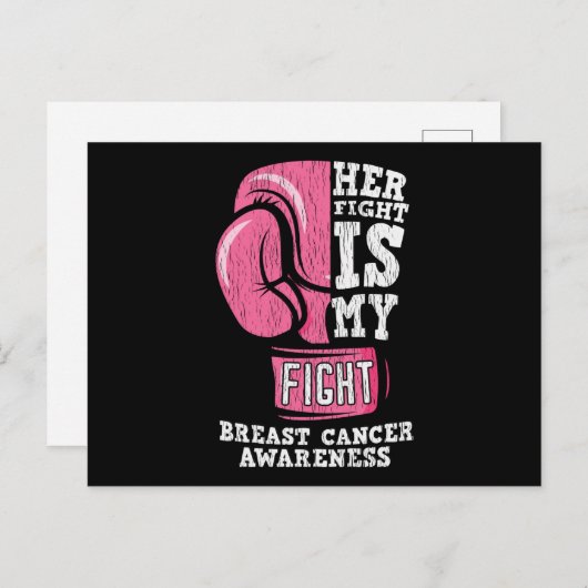 乳がん認識度家族の友人サポート ポストカード (正面/裏面)