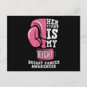 乳がん認識度家族の友人サポート ポストカード (正面)