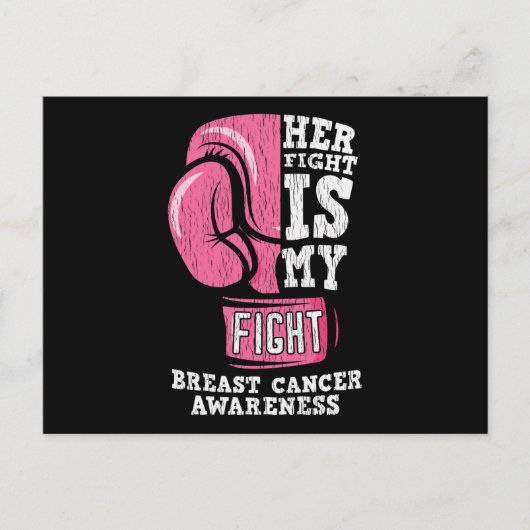 乳がん認識度家族の友人サポート ポストカード (正面)