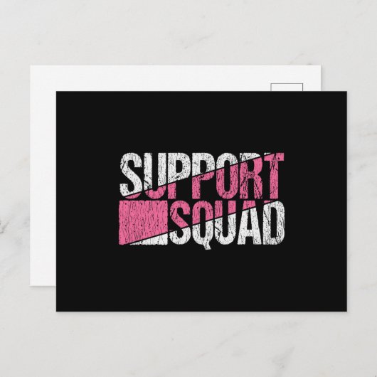 乳がん認識度家族支援班 ポストカード (正面/裏面)