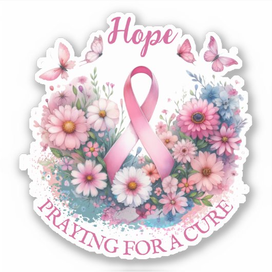 乳がん認識度帯 シール (正面)