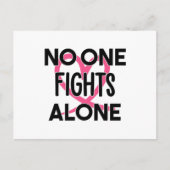 乳がん認識度帯 ポストカード (正面)