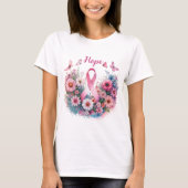 乳がん認識度帯 Tシャツ (正面)