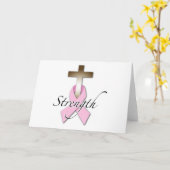 乳がん認識度強度 カード (黄色い花)