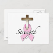 乳がん認識度強度 ポストカード (正面/裏面)