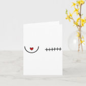 乳がん認識度戦士サポートサバイバーP カード (黄色い花)