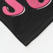 乳がん認識度戦士ピンクリボン乳房 フリースブランケット (角)