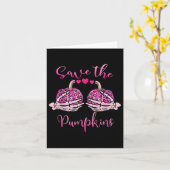 乳がん認識度救カボチャ糖 カード (黄色い花)