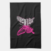 乳がん認識度最高の キッチンタオル (縦)