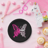 乳がん認識度最高の ペーパープレート (パーティー)