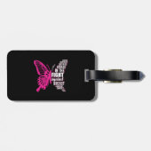 乳がん認識度最高の ラゲッジタグ (裏面横)