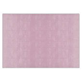 乳がん認識度淡いピンクのプレーンかわいい カッティングボード (正面)