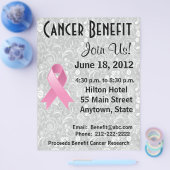 乳がん認識度特典灰色フローラチラシ チラシ (シングル)