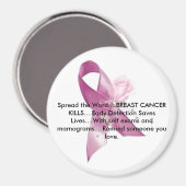 乳がん認識度磁石 マグネット (正面/裏面)