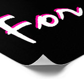 乳がん認識度祈の手 ポスター (角)