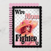 乳がん認識度糖スカル サンキューカード (正面/裏面)