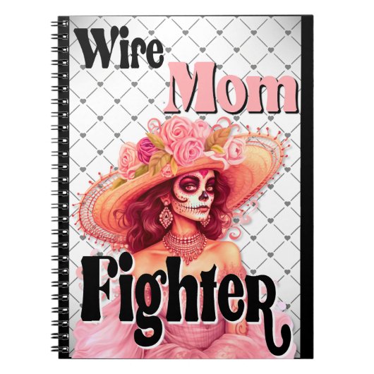 乳がん認識度糖スカル ノートブック (正面)