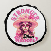 乳がん認識度糖スカル ラウンドクッション (裏面)