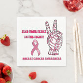 乳がん認識度紙ナプキン スタンダードランチョンナプキン (インサイチュ)