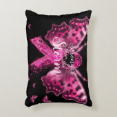 乳がん認識度蝶引用文 アクセントクッション (正面(垂直))