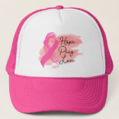 乳がん認識度野球 キャップ (正面)