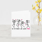 乳がん認識度骨格10月We衣服P カード (黄色い花)