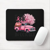 乳がん認識度10月We衣服ピンクハ マウスパッド (マウス)