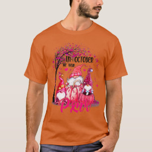 乳がん認識度10月We衣服ピンクGn Tシャツ