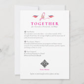 乳がん認識度15ヶ月リボンカレンダー (裏面)