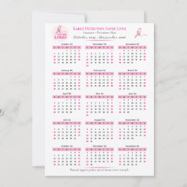 乳がん認識度15ヶ月リボンカレンダー