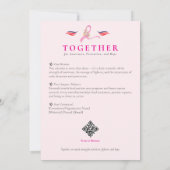 乳がん認識度15ヶ月リボンカレンダー (裏面)