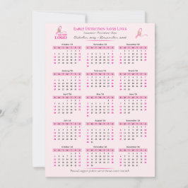 乳がん認識度15ヶ月リボンカレンダー