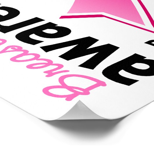 乳がん認識度5 ポスター (角)