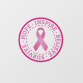 乳がん認識度 ウィンドウサイン (シート)