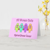 乳がん認識度 カード (黄色い花)