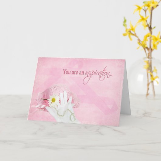 乳がん認識度 カード (黄色い花)