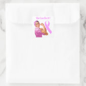 乳がん認識度 スクエアシール (バッグ)